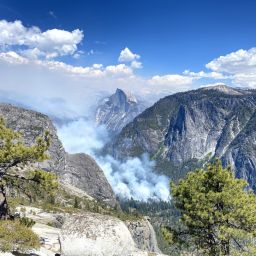 fire in Yosemite Unsplash royalty free Billy Onjea